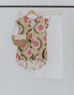 BLUSA SM VOLANTE MULTI