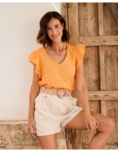 Blusa Naranja Diana