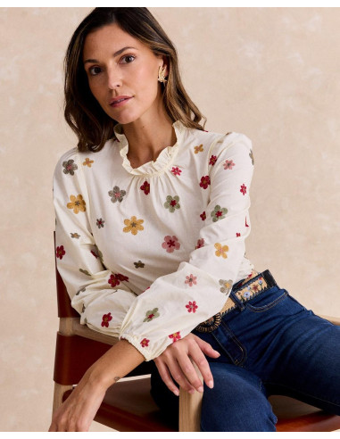 Camisa Flores Auri