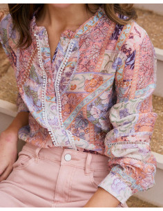 Blusa Estampado Patchwork...