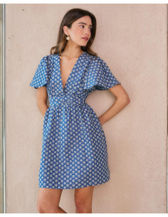 Vestido Corto Bordado Naya