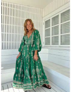 Vestido largo estampado Jaase