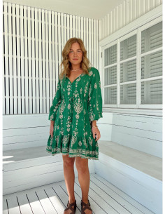 Vestido corto estampado Jaase