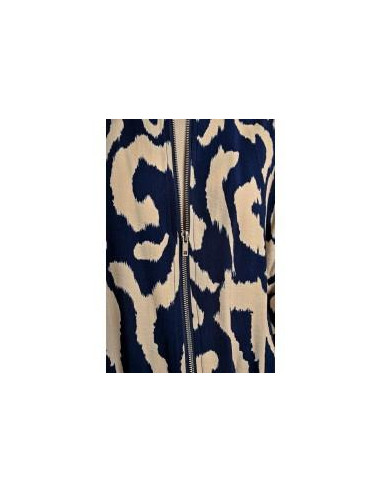 Bomber manga larga con estampado...