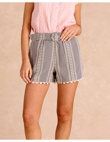 Short Vichy Raina