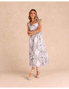 Vestido Largo Marino Trisa