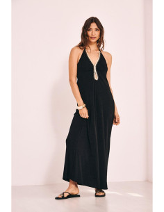 Vestido largo anudado NKN