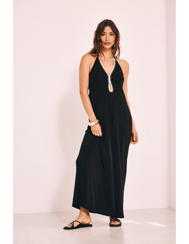 Vestido largo anudado NKN