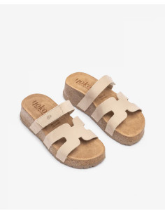 Sandalia de plataforma Yokono