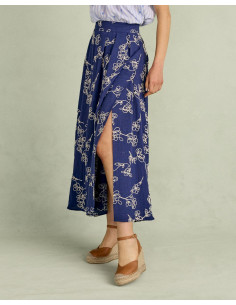 Falda Midi Bordado Lalia