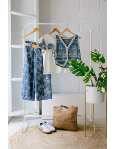 Camiseta corazón denim...