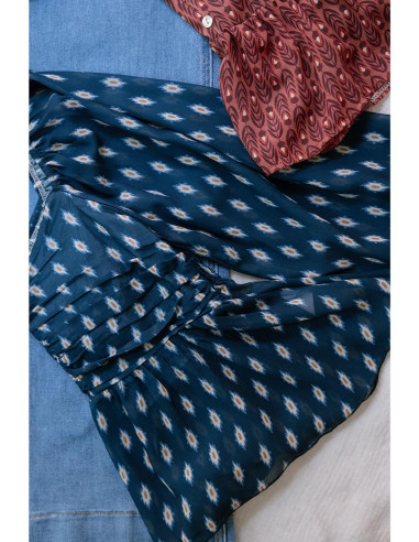 Blusa crop estampada MARTINA & PIPA