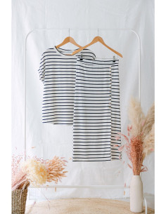 Camsieta manga corta rayas...