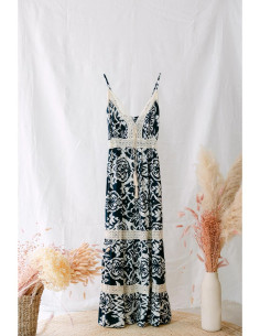 Vestido tirantes estampado...