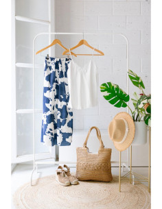 Falda raso mancha vaca...