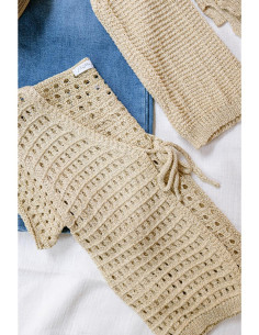 Rebeca manga corta calada...