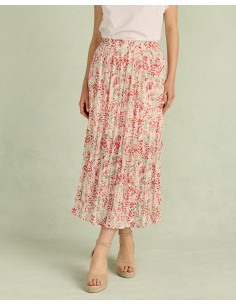 Falda Midi Plisada Oane