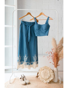 Top crop tencel MARTINA & PIPA