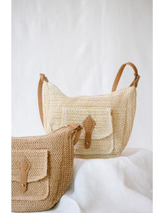 Góndola rafia crudo MARTINA...