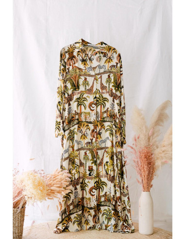 Vestido camisero selva MARTINA & PIPA
