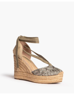 Alpargata cuña alta Corina