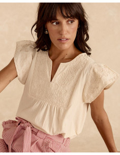 Top Escote Pico Ferrara