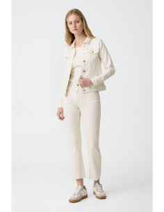 Pantalón vaquero beige Tiffosi