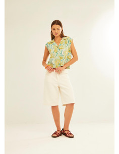 Blusa manga corta lima Xantik