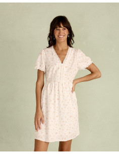 Vestido Corto Bordado Elle