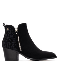 Botín cremallera print...