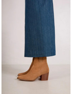 Botín tejano chocolate...