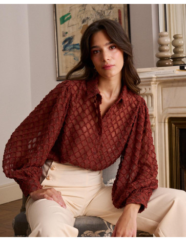 Camisa Detalles Perlina