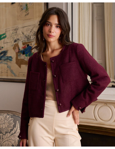 Chaqueta Burdeos Lorel