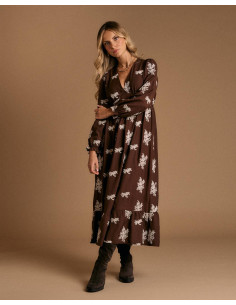 Vestido Largo Estampado Alice