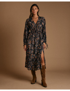 Vestido Estampado Flor Giorgia