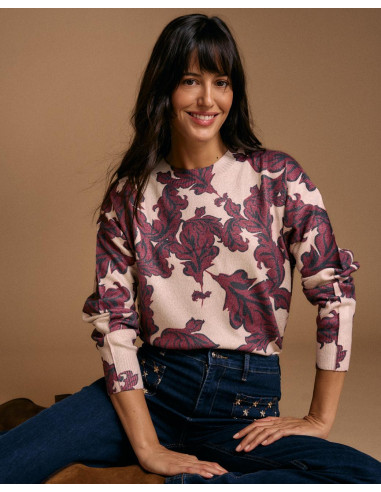 Jersey Estampado Lurex Isaline