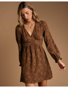 Vestido Corto Estampado Amelia