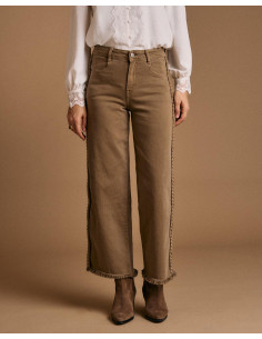 Pantalon Vaquero Trenzado...