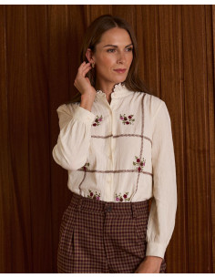 Camisa Bordados Freya